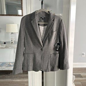 NWT! Apt 9 Sz 8 Fantastic Gray Blazer Wonderful Soft Cotton Blend Material